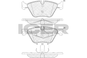 Bmw 5 Serisi F10 Balata Ön 34112449269