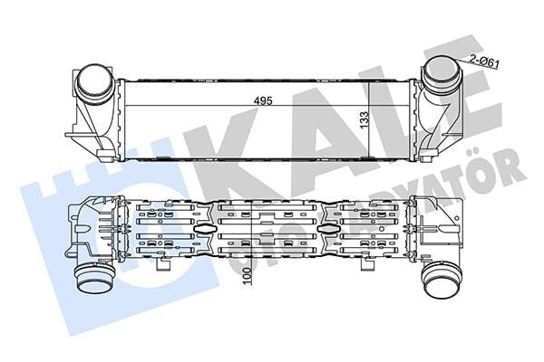 Bmw 5 Serisi F10 N20 Turbo Radyatörü 17117618769