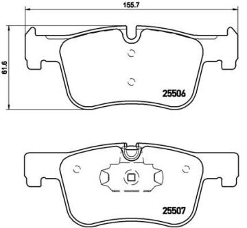 Bmw 3 Serisi F30 G20 Fren Balatası Ön 34116850568