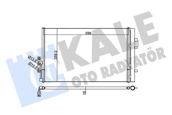 Bmw X3 F25 Klima Radyatörü 64119291177