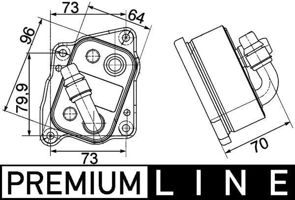 Bmw 3 Serisi E46 E90 E92 5 Serisi E60 Motor Yağ Soğutucu N40 N43 N46 11427508967