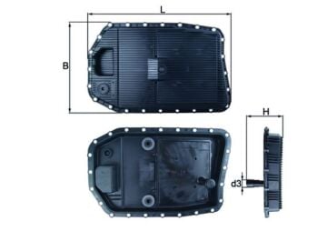 Bmw 3 Serisi E90 F30 5 Serisi E60 Otomatik Şanzıman Yağ Filtresi GA6HP19 24117571217