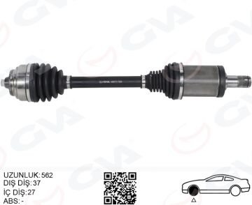 Bmw 5 Serisi F10 Komple Aks Ön Sol 562mm xDrive 31607618681