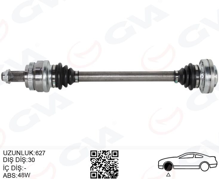 Bmw X3 E83 Komple Aks Arka Sol 627mm 31217540115