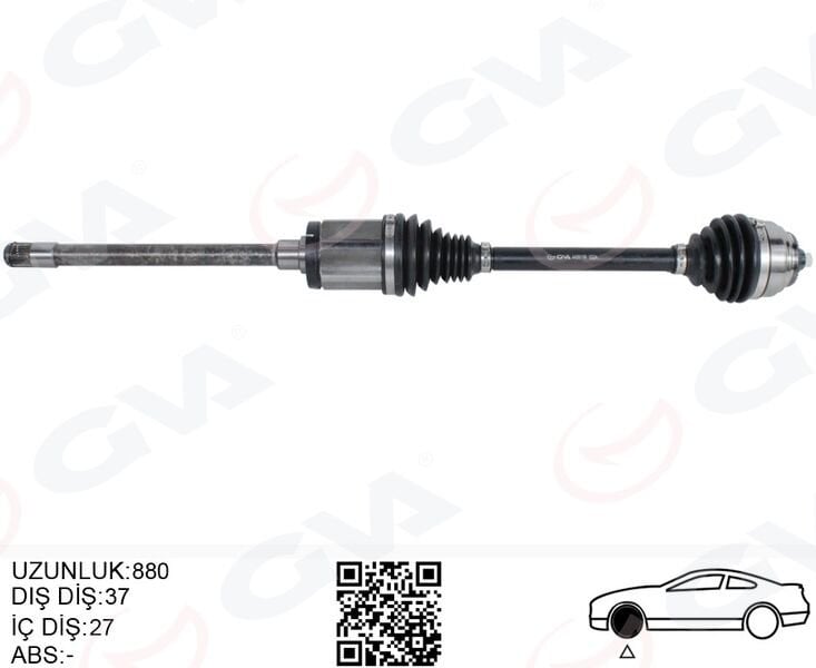 Bmw X3 F25 Komple Aks Ön Sağ 880mm 31607619658