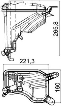 Bmw 3 Serisi E90 E92 Yedek Su Deposu Ek Depo 17137640514