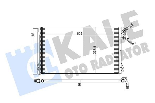 Bmw 3 Serisi E90 E92 Klima Radyatörü 64539229021